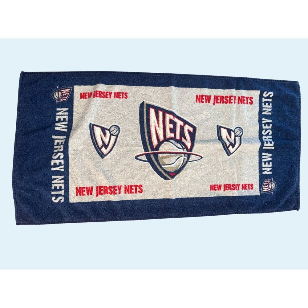 Vintage New Jersey Mets NBA Cotton Bench Towel Original